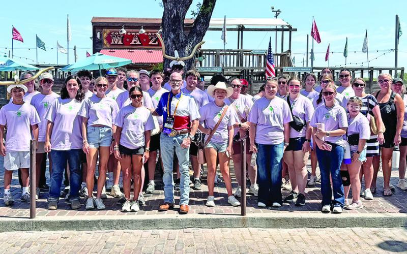 BURLESON COUNTY 4-H Exchange Club members