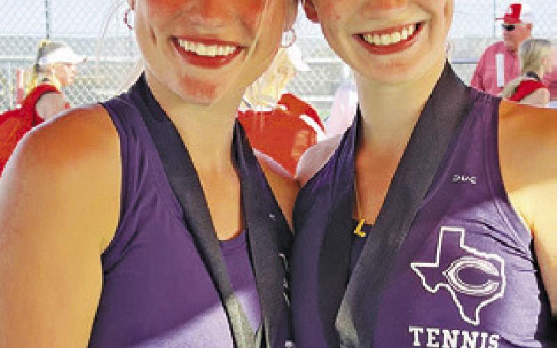 JORDAN PERKKIO and Kori Archer won the girls doubles consolation title at last week’s Caldwell Classic Varsity Tennis Tournament.