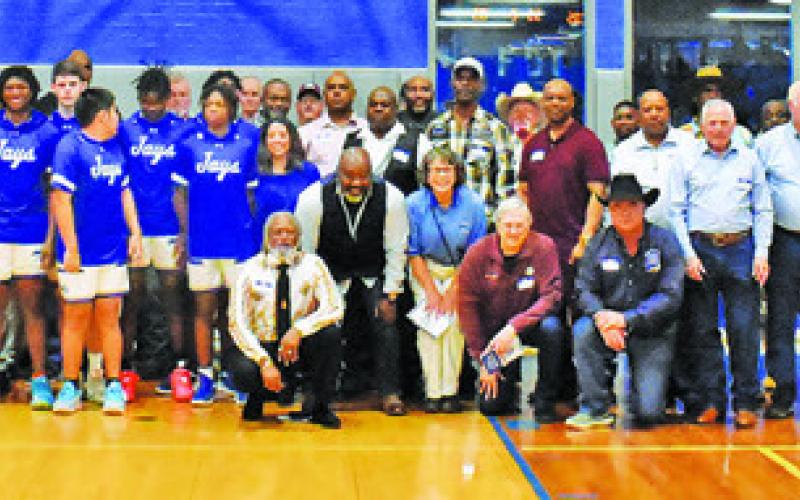 ALL OF SNOOK’S STATE CHAMPION basketball teams gather on Friday for special recognition at the Snook-Somerville game.