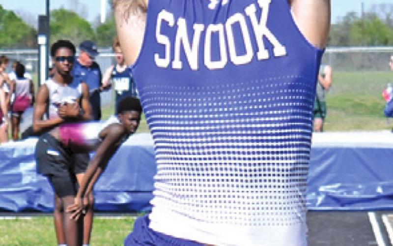 GARETT LERO competed in the long jump and the triple jump at the Bluejay Relays.