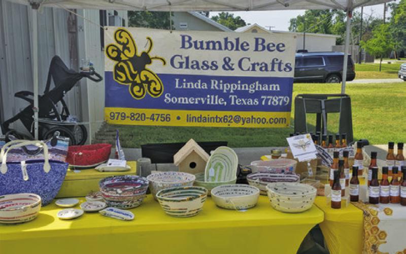 THE NEW SOMERVILLE FARMERS Market debuted on Sunday with several different craft vendors and other goods. Photo courtesy of Candice Lister