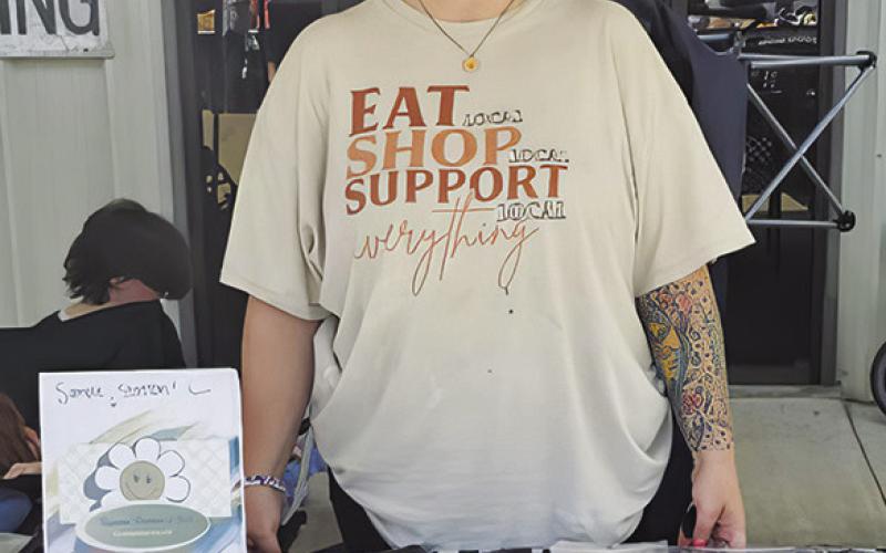 LOCAL VENDORS were excited to sell at the new Somerville Famers Market. Photo courtesy of Candice Lister