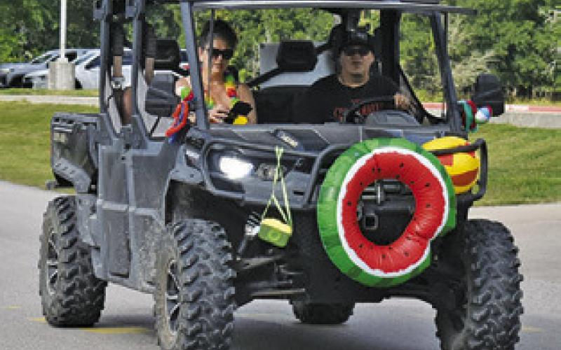 COLORFUL VEHICLES like these were showcased at a Saturday morning parade on Eighth Street in Somerville as part of the Crater Motorcycle Rally at Welch Park.