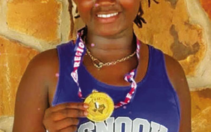 SNOOK ATHLETE Cha’nell Curry placed first in the girls 12U shot put at the Texas Amateur Athletic Federation (TAAF) Region 5 Regional Track &amp;amp; Field Meet.
