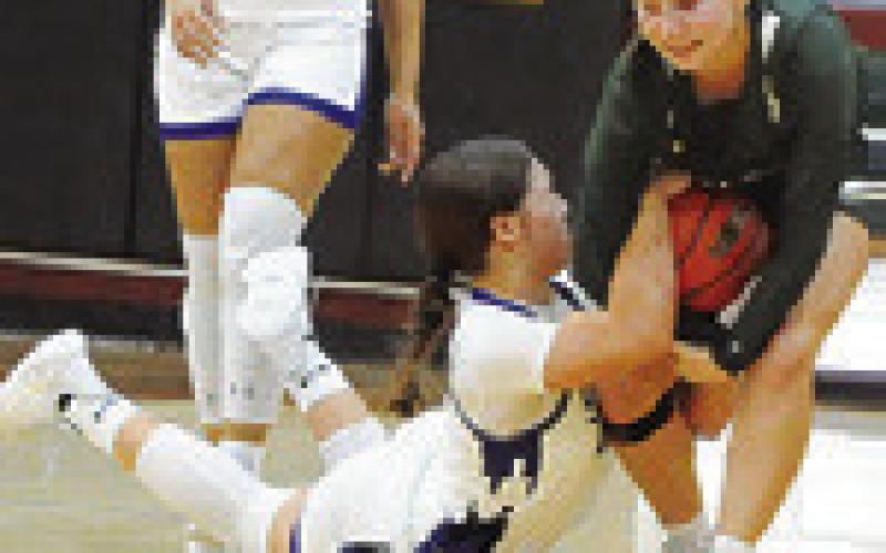Lady Jays battle in Thorndale