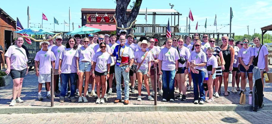 BURLESON COUNTY 4-H Exchange Club members