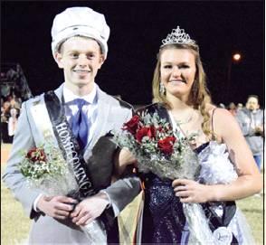 GARRISON BALLARD and Gabby Kovasovic were named Homecoming King and Queen during halftime of Somerville’s homecoming football game against Burton on Friday night.