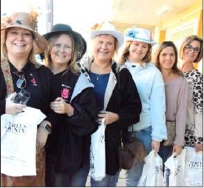 THESE HUNTER’S WIFE Weekend participants are about to start shopping and wine tasting in Downtown Caldwell. The annual event took place this past Saturday, Nov. 9.