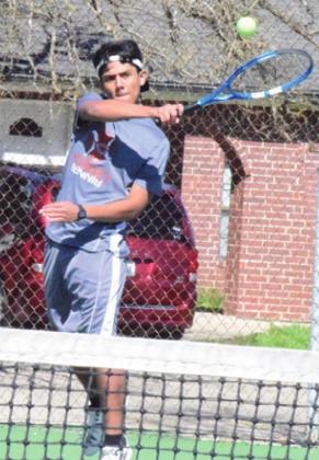 CALDWELL’S LEO Gaucin and his mixed doubles parner Autom Chaplin won the mixed doubles consolation title at the Tiger Classic Tennis Tournament on Friday in Rockale.