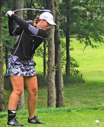 CALDWELL’S RACHEL Novosad shot a 110 and 104 for a two-day total of 214 at the UIL Class 3A Girls State Golf Tournament.