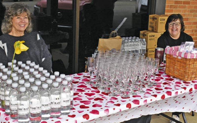 THESE GLASSES WERE available to those participating in Chocolate, Champagne &amp;amp; CakeWalk last Saturday in downtown Caldwell.