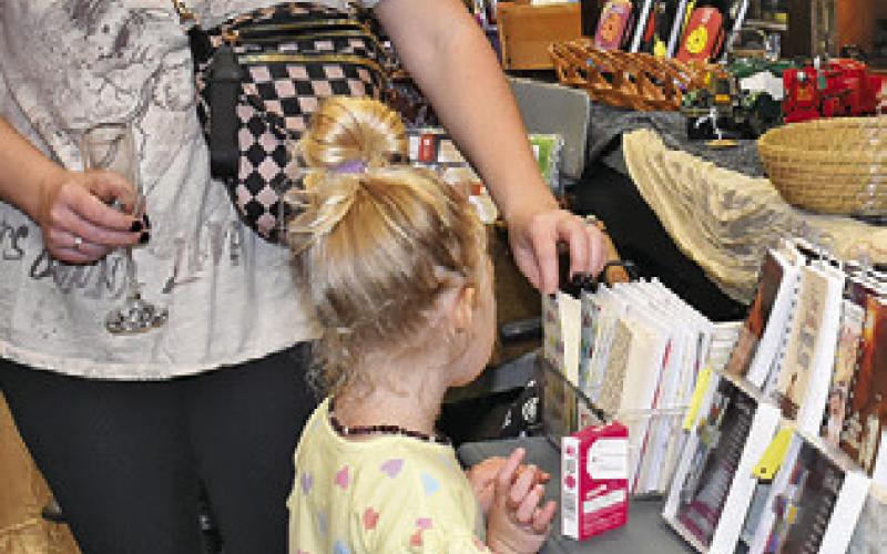 VISITORS ENJOY Chocolate, Champagne &amp;amp; Cake Walk on Saturday in Caldwell.