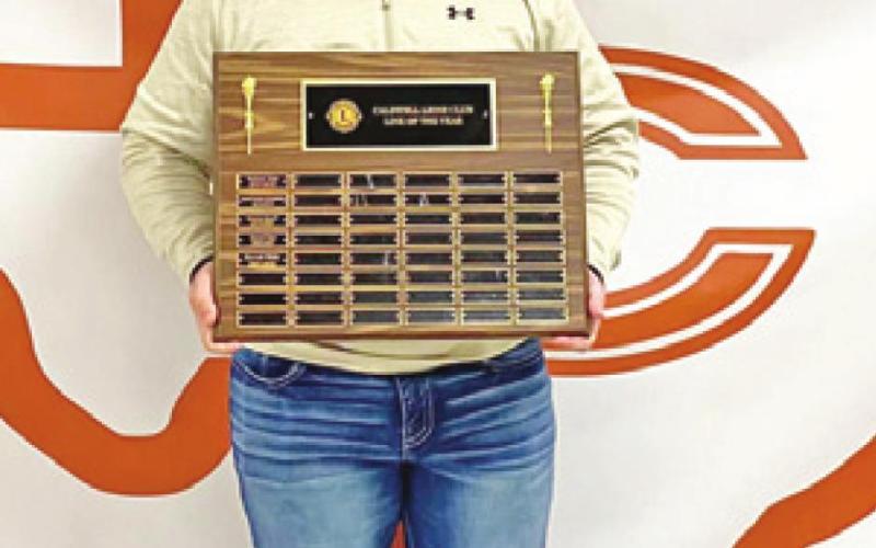 Awards presented at athletic banquet