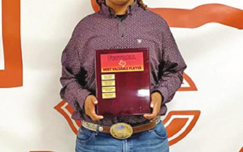 Awards presented at athletic banquet