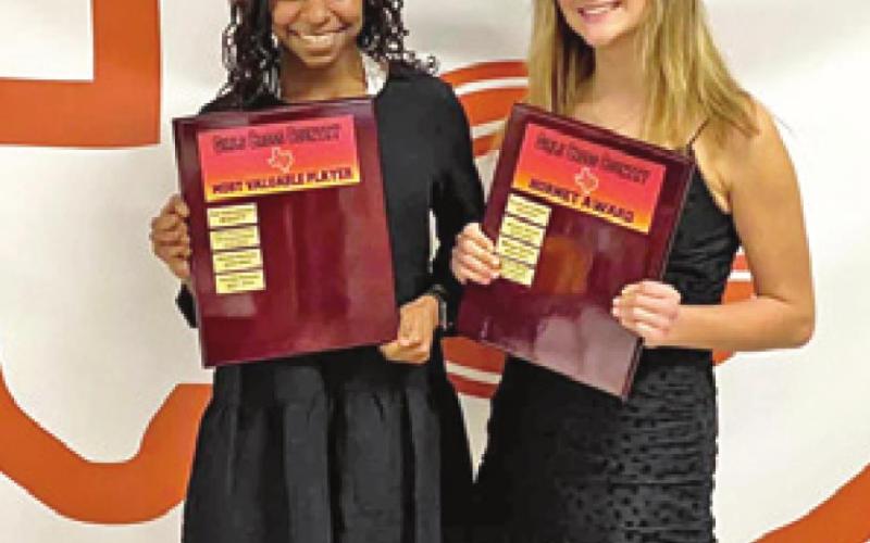 Awards presented at athletic banquet