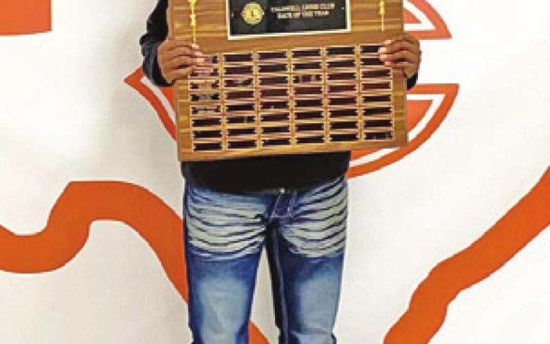 Awards presented at athletic banquet