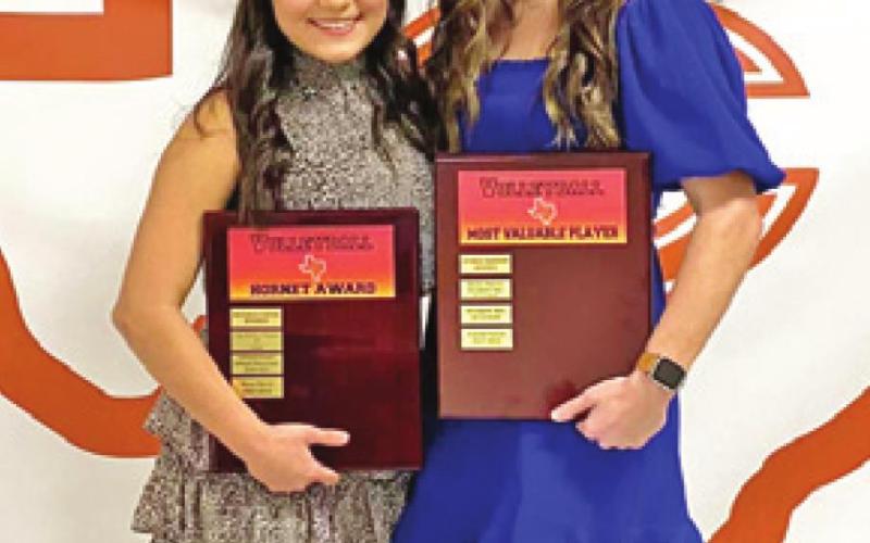 Awards presented at athletic banquet