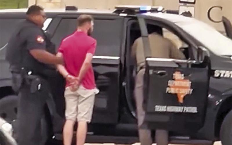 A NORTH CAROLINA man was arrested at the intersection of State Highway 21 and State Highway 36 on Sunday.