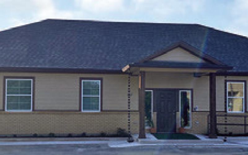 THE CHURCH’S NEW OFFICE COMPLEX, shown here, was also dedicated at the 130th anniversary celebration. Photo courtesy of St. Mary’s Catholic Church