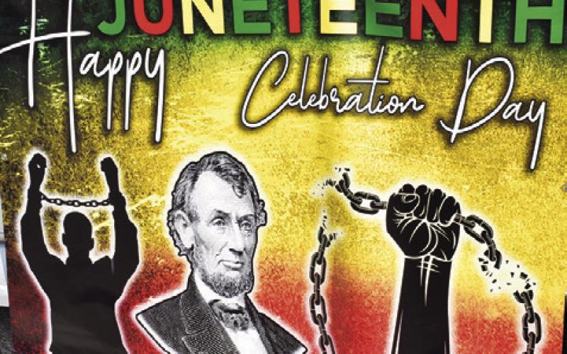 THIS ART WAS featured on Saturday at the Juneteenth Parade in downtown Caldwell.