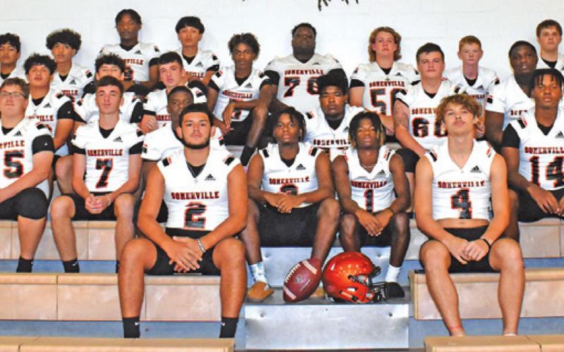 THE 2021 SOMERVILLE YEGUA VARSITY FOOTBALL TEAM