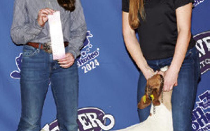 ABBY VOGLER EXHIBITED the fourth place entry in the Junior Breeding Doe Show at the San Antonio Stock Show &amp;amp; Rodeo.