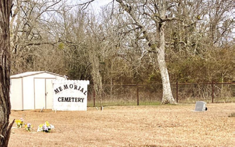 THE CHRIESMAN MEMORIAL CEMETERY, located at 249 Kidd Street, is the final resting place of two WWII veterans and five Vietnam veterans. Tribune photo by Sabine Lazo
