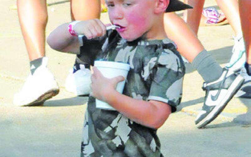 SNOW CONES AND other treats were sold during the Elizabeth Lutheran Church’s July 3rd Celebration. Tribune photo courtesy of Denise Squier