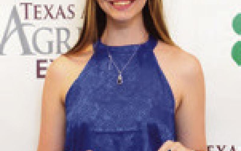 JOY BALDWIN recently placed second in the Talent Showcase - Solo/Band contest at the 2024 Texas 4-H Roundup.