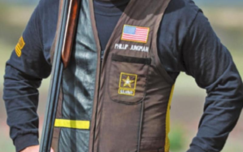 CALDWELL’S PHILLIP Jungman is a shooter/instructor for the U.S. Army Marksmanship Unit’s Shotgun Team and will represent Team USA in Men’s Skeet along with three-time Olympian/USAMU veteran Vincent Hancock at the Tokyo Olympics. -- Photo by Maj. Michelle Lunato, U.S. Army Marksmanship Unit