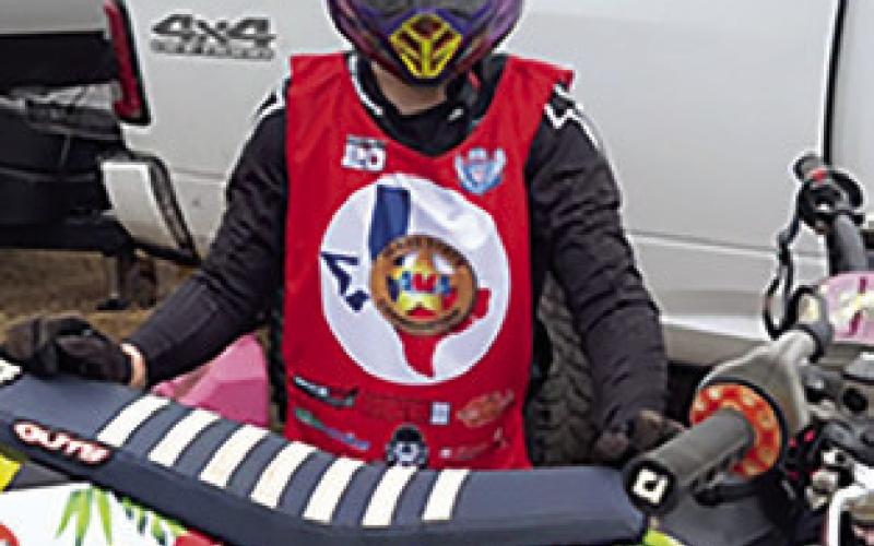 KARSON LAZO had a successful 2024 motocross season, finishing third overall in his division for the Texas Motocross Association. Photo courtesy of Fernando Lazo