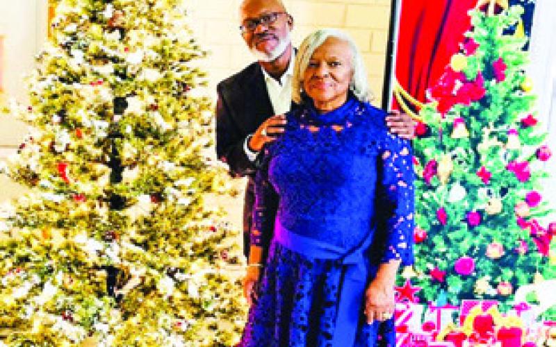VICE PRESIDENT OF THE SOMERVILLE MUSEUM Roman Moore III and mom Joyce Moore. Photo courtesy of Theresa Esparza