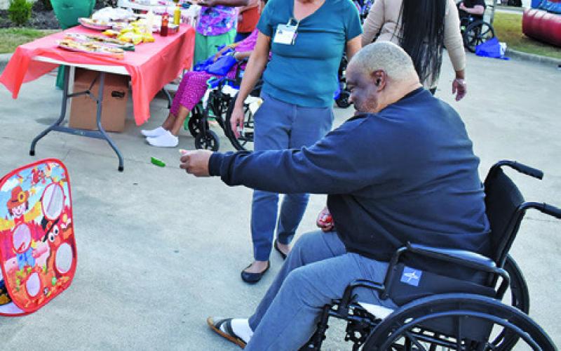 EVERYONE ENJOYED GAMES and display booths on Oct. 13 at the fall festival held at Copperas Hollow Health &amp;amp; Rehabilitation.