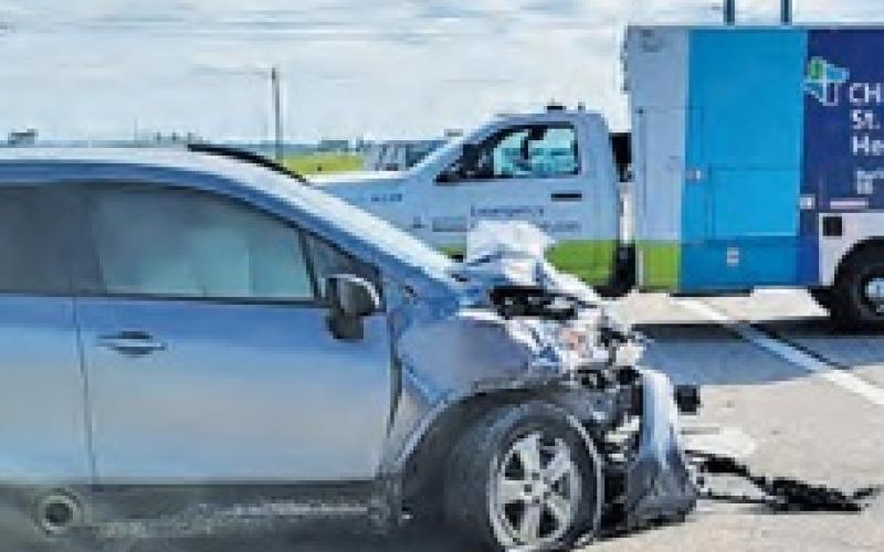 Two injured in crash at F.M. 50, F.M. 60