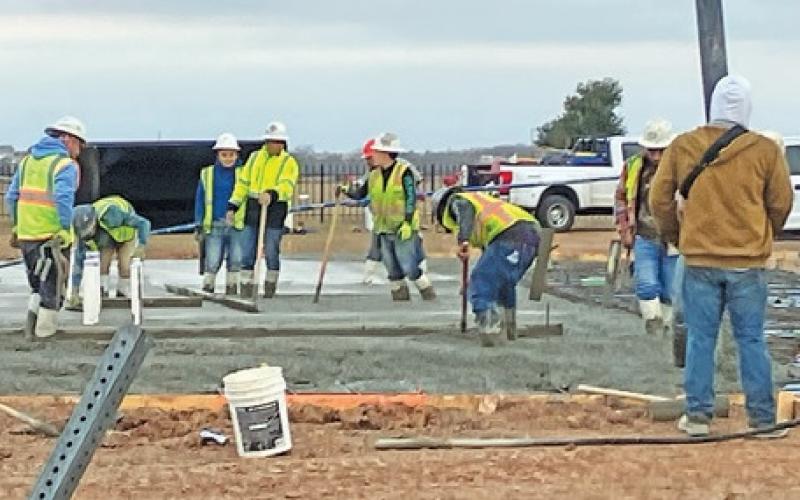 CONSTRUCTION ON THE NEW New Tabor Brethren Church