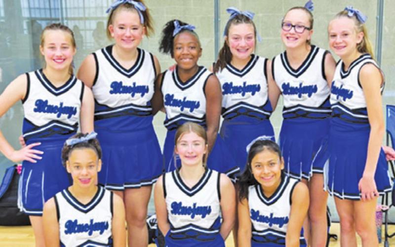 SNOOK JUNIOR HIGH cheerleaders recently attended the Universal Cheerleaders Association (UCA) cheer camp at Texas A&amp;amp;M University.