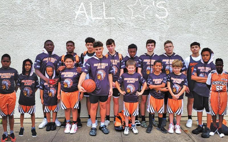 THE SOMERVILLE FLIGHT LITTLE DRIBBLERS program competed for national championships in the Senior Boys Continental Division and in the Junior Boys Continental Division at last weekend’s Little Dribblers National Tournament in Fairfield.