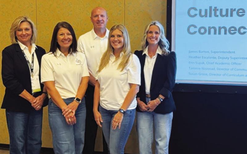 CALDWELL ISD’S EXECUTIVE LEADERSHIP team and school board attended last week’s Texas Association of School Board’s (TASB) Summer Leadership Institute. The district’s executive team did a presentations at the event on “Family Groups: Fostering a Culture of Connection” -- sharing how this initiative helps build stronger relationships across campuses and creates meaningful dialogue between staff and district leadership.