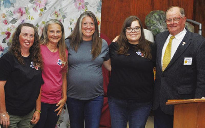 HAVEN ANIMAL RESCUE OF TEXAS (HART) recently received a $1,250 grant from Masonic organizations during an awards dinner in Somerville. Pictured are the HART Board of Directors, from left, Anastaia Tucker, Tracy Kellar, Natasha Dupuis, Danielle Mikulin and Steve McCoy.