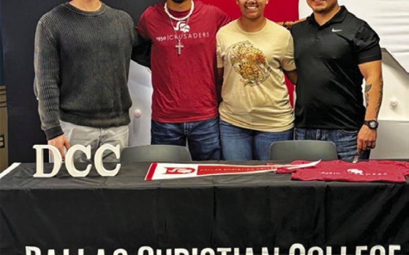 SOMERVILLE HIGH SCHOOL senior X’Zavion Vela recently committed to Dallas Christian College where he was offered a roster spot on their track and cross country teams.