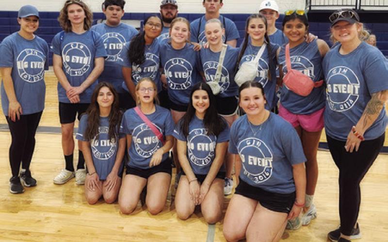 PICTURED IS THE 2024 Big Event Committee. These students played a pivotal role in planning and organizing this event. Their responsibilities included organizing supplies and binders, obtaining sponsors and attending meetings to ensure this event ran smoothly.