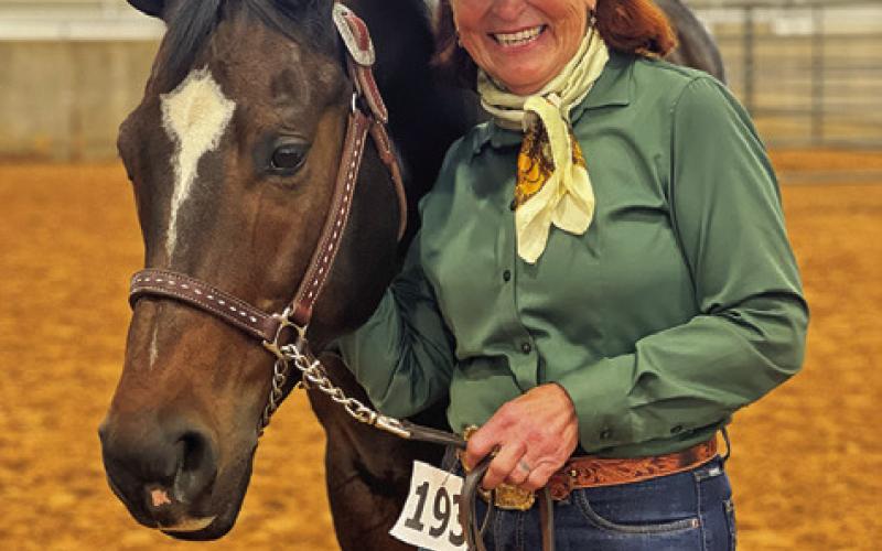 KELLY LAZO OF Caldwell was reserve champion in the Open and Non-Pro divisions of the Let’s Get Ranchy Online Horse Show, a virtual horse show with competitors from across the country. Tribune photo by Sabine Lazo