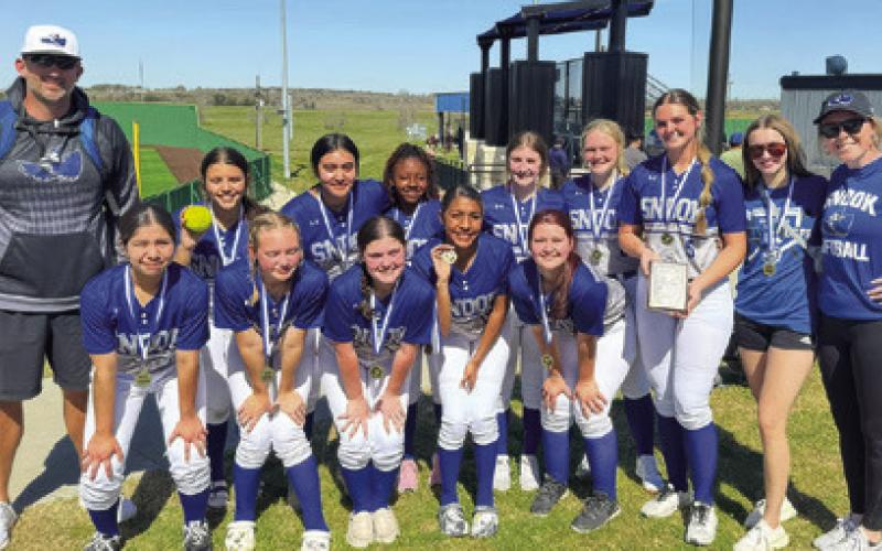 THE SNOOK LADY JAY SOFTBALL TEAM beat Navasota in the championship game on Saturday to bring home the 2024 Rattler Round-Robin Classic Softball Tournament trophy.