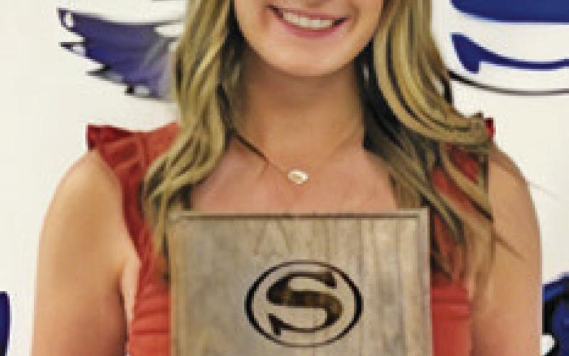 KYLIE PRICE was presented the girls Coaches Pride Award at the recent Snook Athletic Banquet.