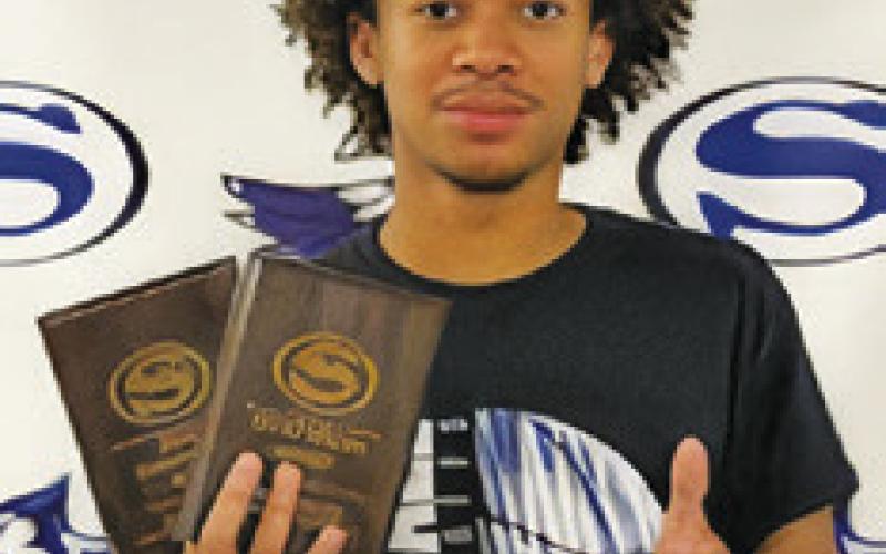 MAX CARTER was named the boys basketball MVP for Snook Athletics and was presented with the Heart Award for boys track.