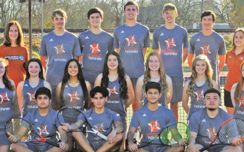 THE 2021 CALDWELL HIGH SCHOOL SPRING TENNIS TEAM