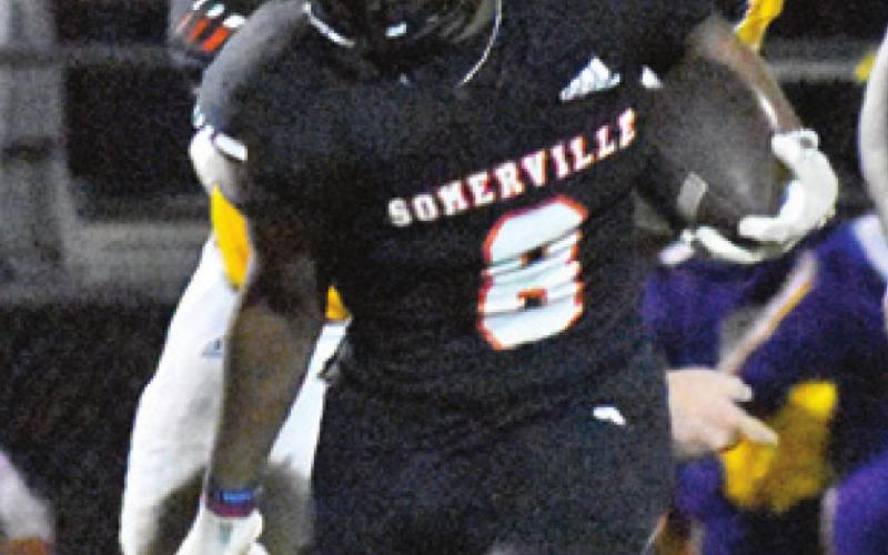 VERKOBE WOODBERRY gets some yardage after the catch against Granger.