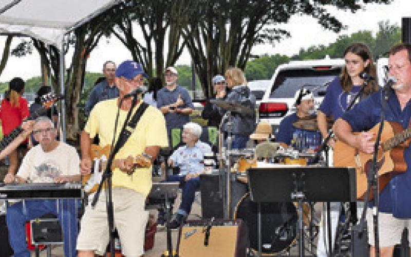 THE JAMIE JENNINGS Band performs on July 3 at the celebration at Elizabeth Lutheran Church.