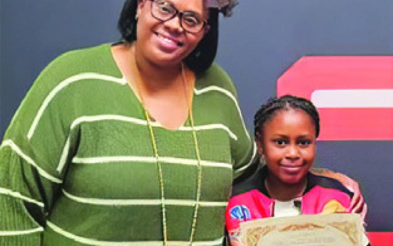 SOMERVILLE SECOND-GRADER: Braylee Hall