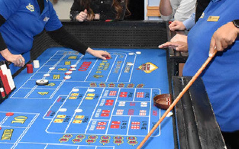 CALDWELL ROTARY WON BIG at this year’s Casino Night fundraiser, hosted at the Caldwell Civic Center on Saturday. Tribune photo by Roy Sanders